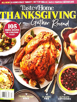 Taste Of Home Thanksgiving Gather Round Magazine Issue 53