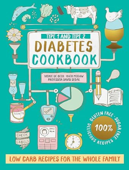 Type 1 and Type 2 Diabetes Cookbook by Vickie De Beer